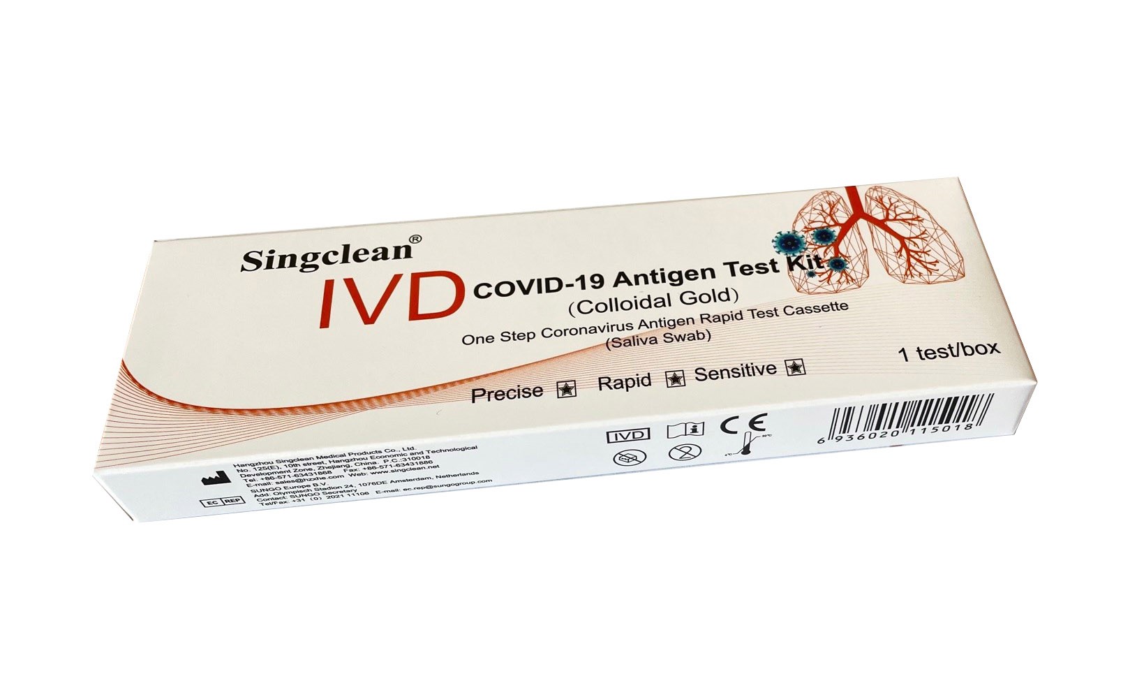 RapidTest Wondfo SARS CoV 2 Antigen Test 050122