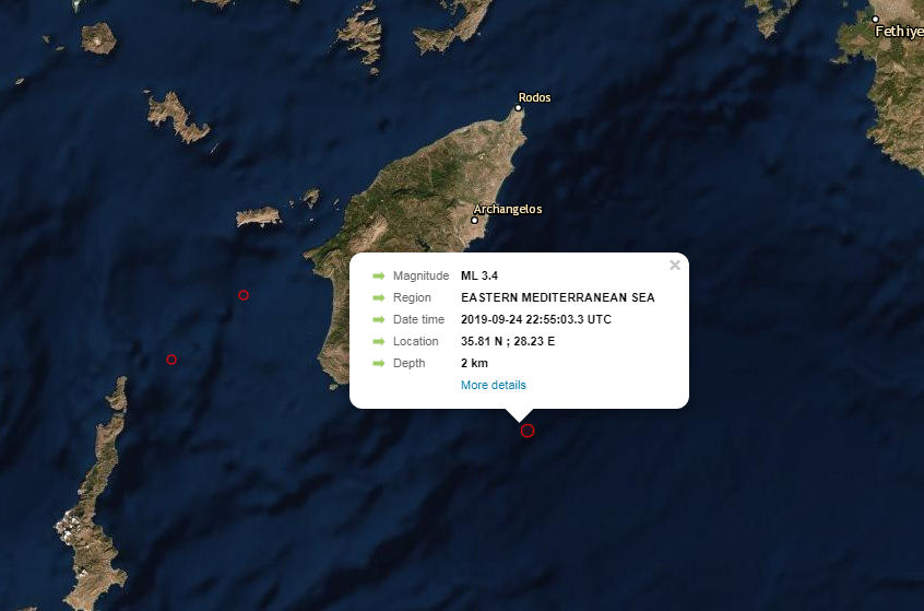 Seismos 3.4R Rodos 250919