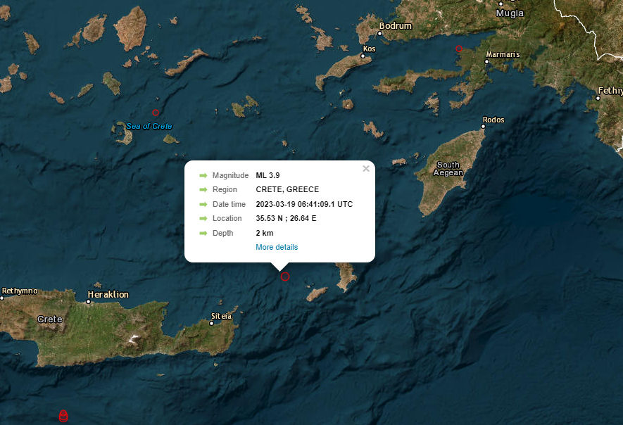 Seismos 3.9R Kasos 190323