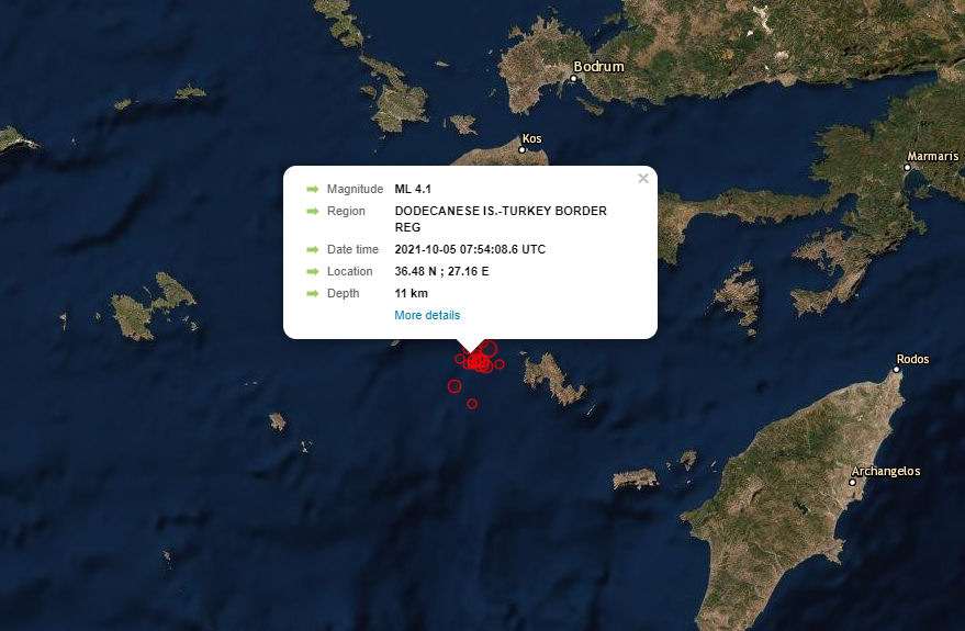 Seismos 4.1 Nisyros 051021