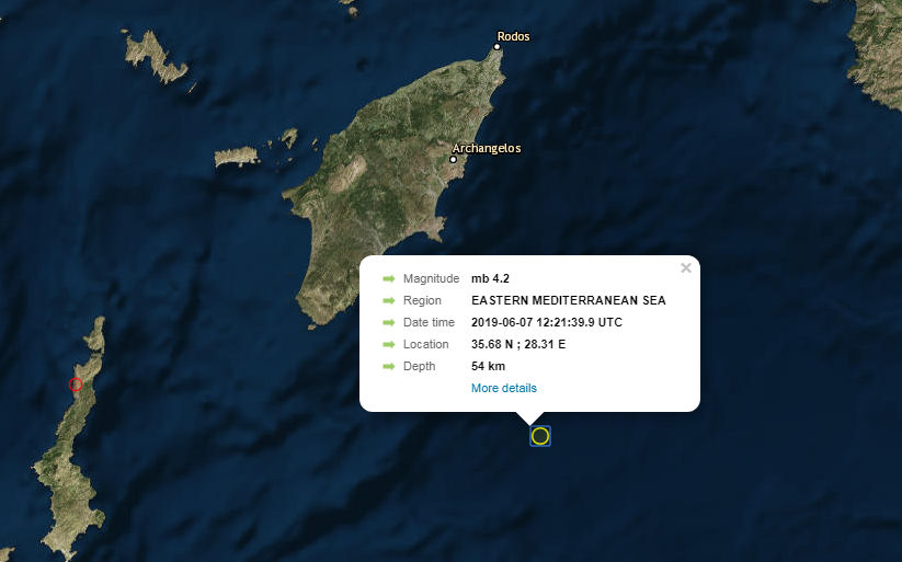 Seismos 4.2R Rodos 070619