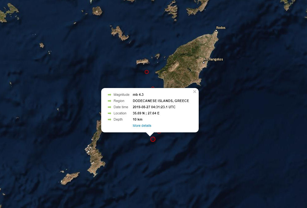 Seismos 4.3R Rodos 270819