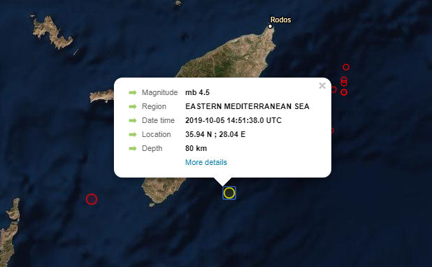 Seismos 4.5R Rodos 051019