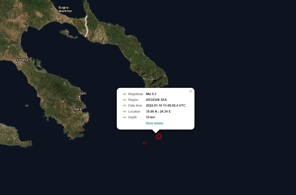 Seismos 5.3R Xalkidiki 160122