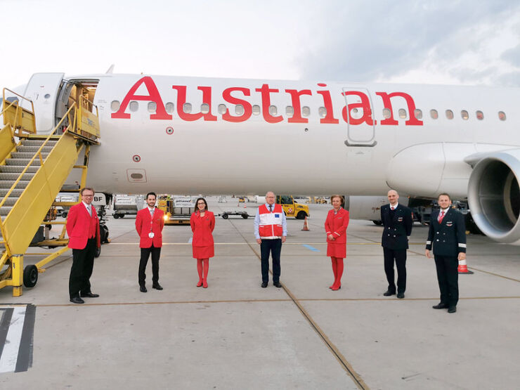 Aeroplano Austrian Airlines 100620