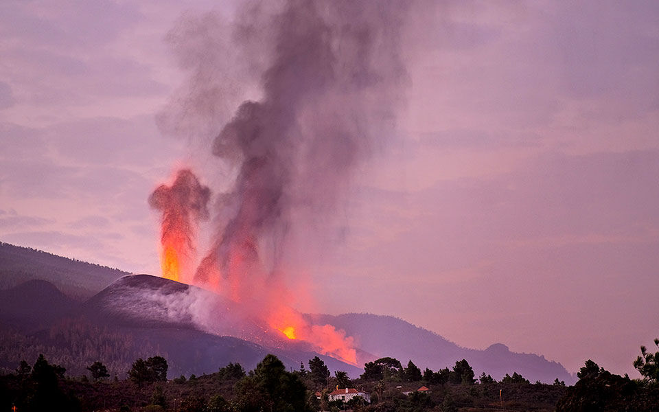 Yfaistio La Palma Kanaria Ispania 021021