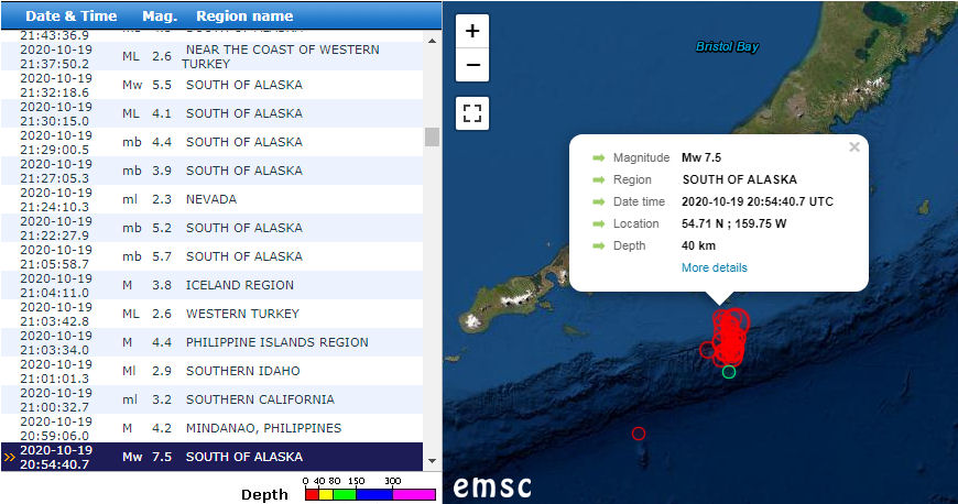 Seismos 7.5R Alaska 191020a