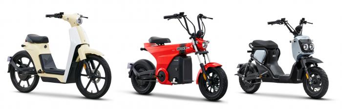 Moto Honda cub e papi ilektriko podilato1